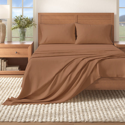 Solid Cotton Flannel Sheet Set – Nordic Collection – view 43