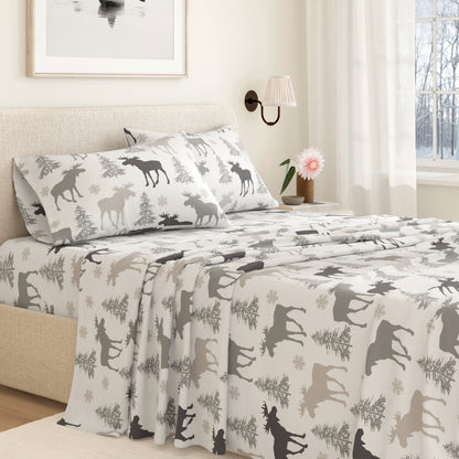 Turkish Cotton Flannel Sheet Set – Stratton Collection – view 40