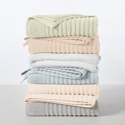 Karina Collection Luxury Combed Cotton Ribbed Bath Towel Set – view 108