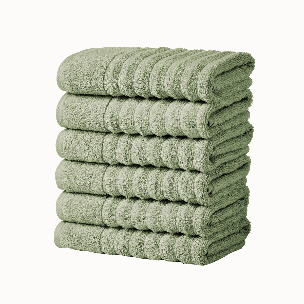 Karina Collection Luxury Combed Cotton Ribbed Bath Towel Set – view 157
