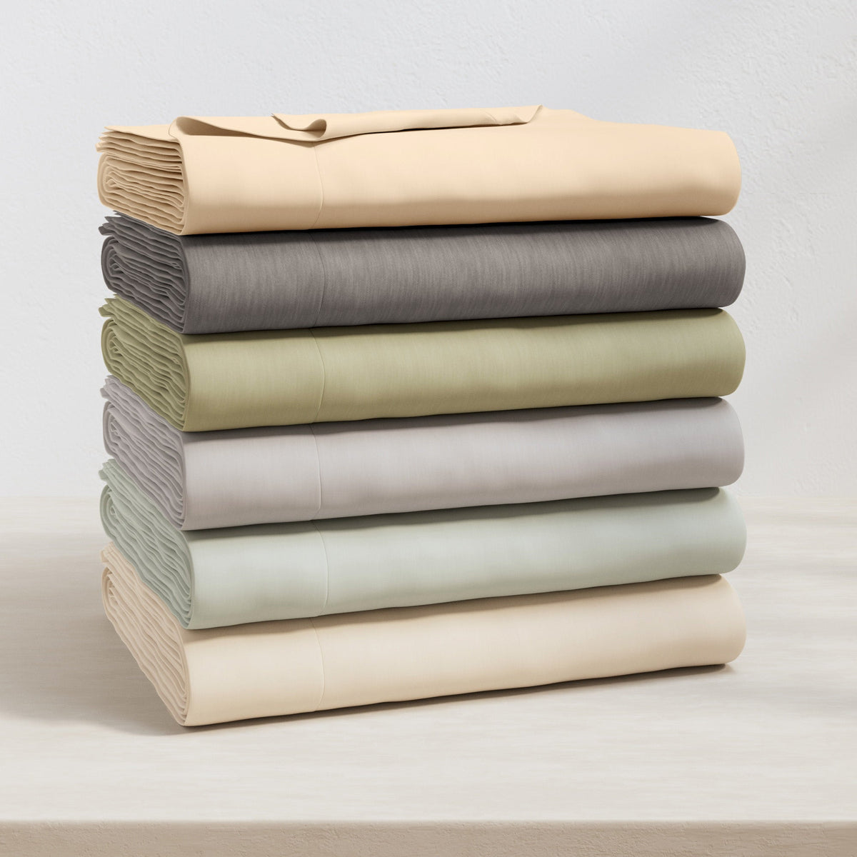 Heathered Jersey Knit Sheet Set – Carmen Collection – view 63