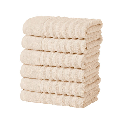 Karina Collection Luxury Combed Cotton Ribbed Bath Towel Set – view 61