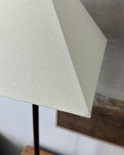 36 Inch Adjustable Table Lamp with Bronze Base and Ivory Accents – view 6