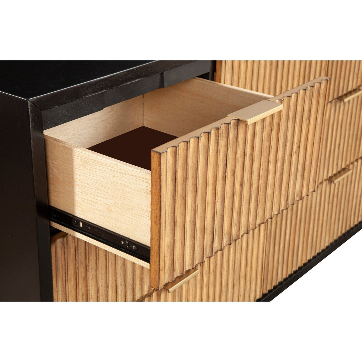 Larsen 7-Drawer Dresser with Gold Accent Legs and Hardware – view 14