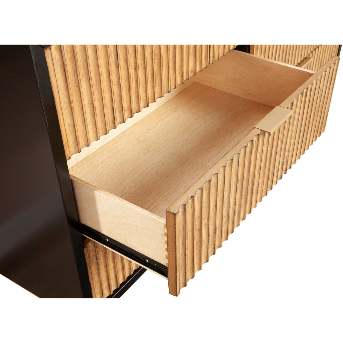 Larsen 7-Drawer Dresser with Gold Accent Legs and Hardware – view 12