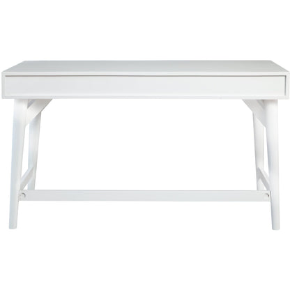 Larsen Large Solid Wood Desk with 3 Drawers and Gold Handles – view 6