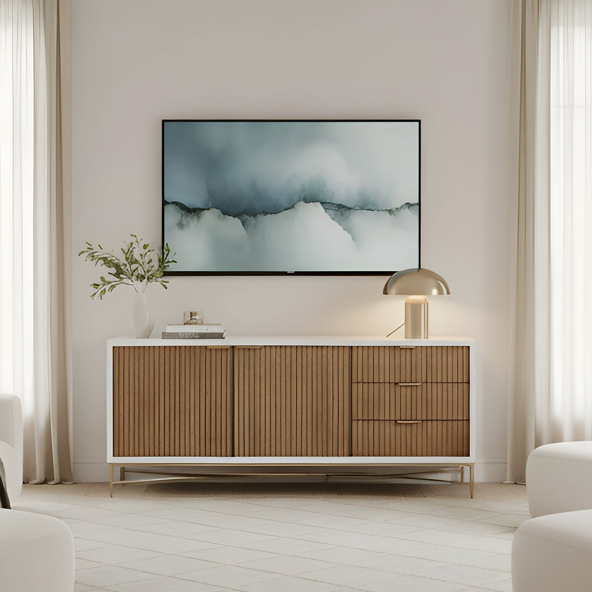 Solid Wood Larsen TV Console