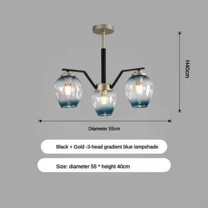 LED Magic Bean Molecular Chandelier, 3 to 10 Heads – view 24