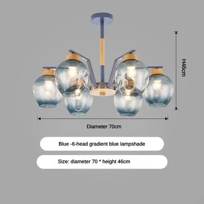 LED Magic Bean Molecular Chandelier, 3 to 10 Heads – view 12