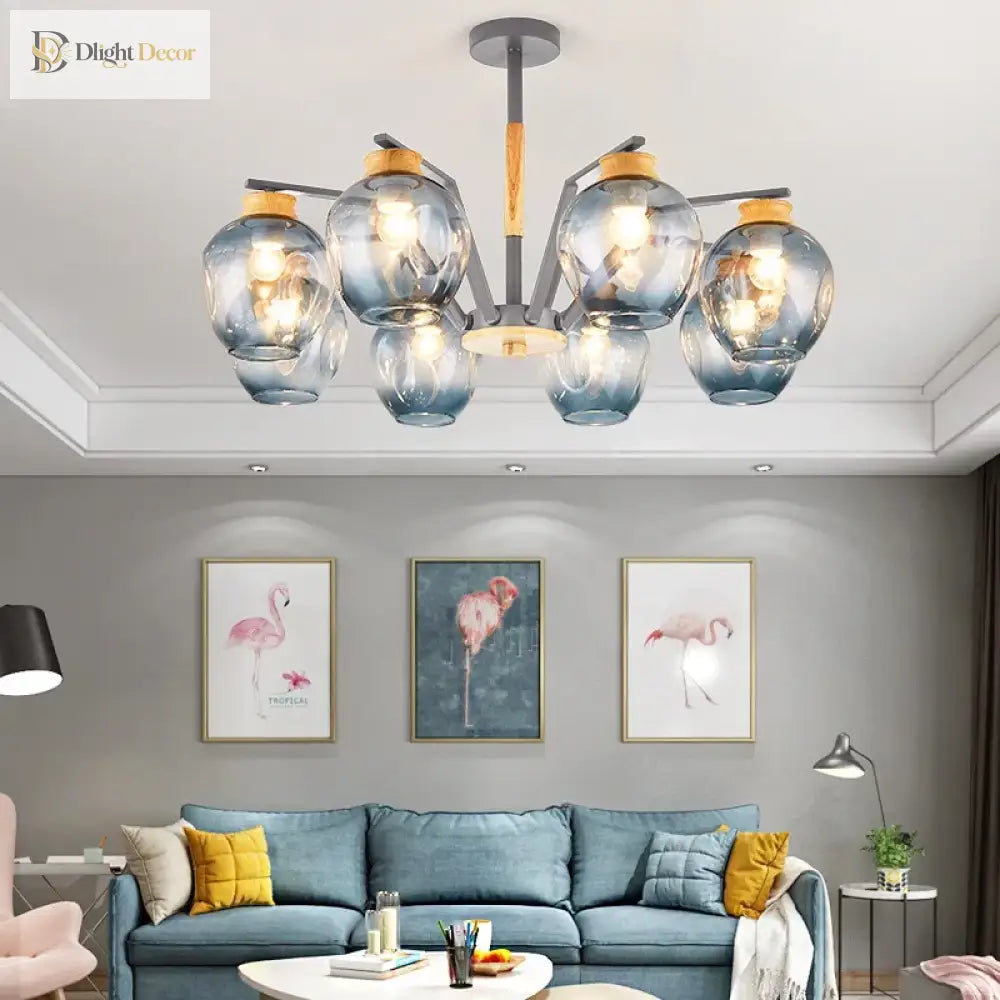 LED Magic Bean Molecular Chandelier, 3 to 10 Heads – view 4