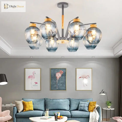 LED Magic Bean Molecular Chandelier, 3 to 10 Heads – view 4