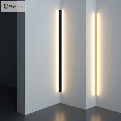 Modern LED Linear Wall Sconce – Long Strip Dining Room and Stair Light – view 5