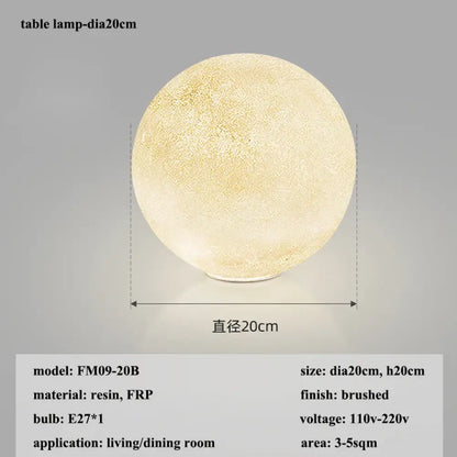 Wabi-Sabi Moon LED Pendant Light in FRP, 15 to 60 cm – view 14