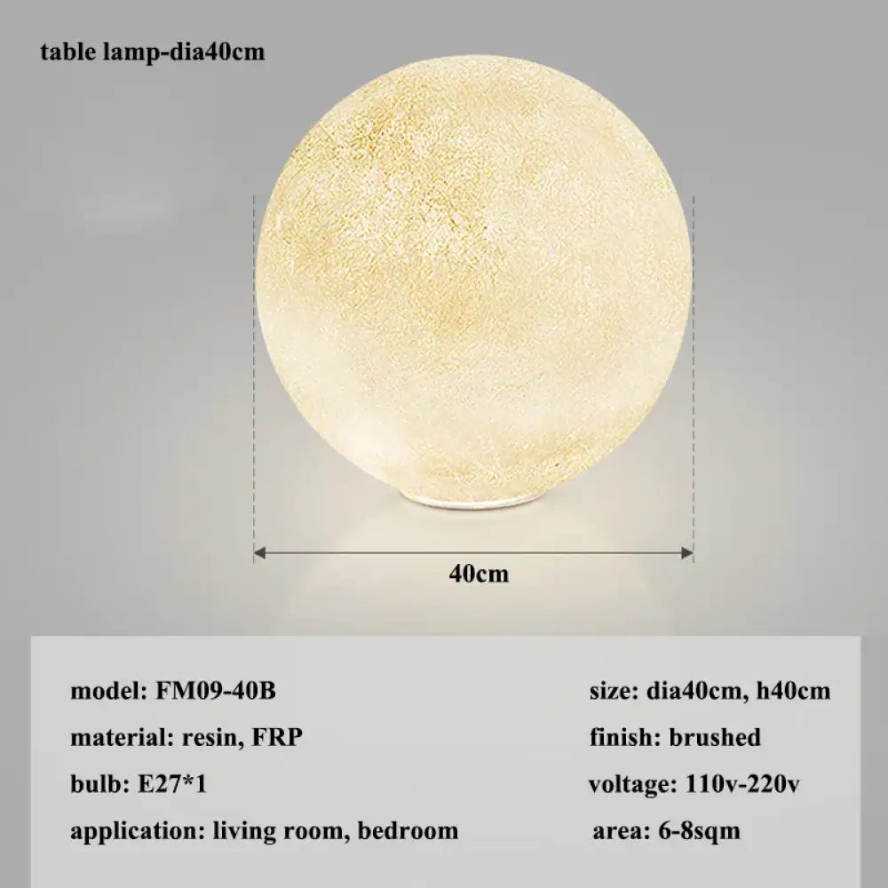 Wabi-Sabi Moon LED Pendant Light in FRP, 15 to 60 cm – view 16