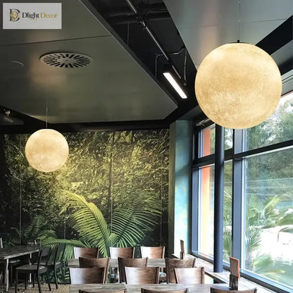 Wabi-Sabi Moon LED Pendant Light in FRP, 15 to 60 cm – view 4