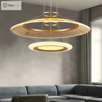 Modern LED Ring Chandelier for Dining Room with Infinite Dimming – view 3