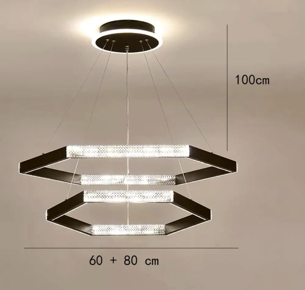 Modern LED Ring Pendant Light for Dining Room with Remote Dimming – view 7