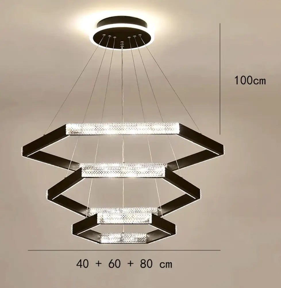 Modern LED Ring Pendant Light for Dining Room with Remote Dimming – view 8