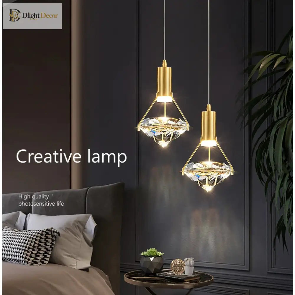 Modern Crystal LED Pendant Light for Kitchen Island, 1 to 5 Lights – view 3