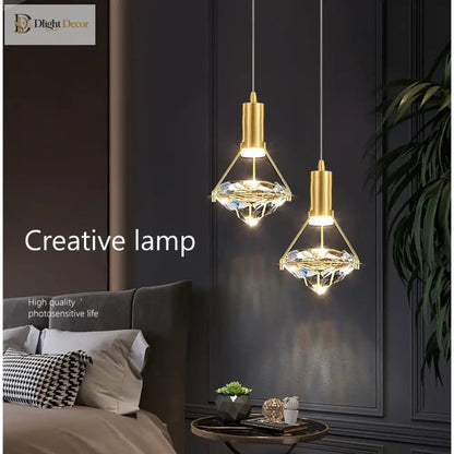Modern Crystal LED Pendant Light for Kitchen Island, 1 to 5 Lights – view 3