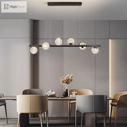 Signature Modern Black LED Pendant Light for Dining Room – view 5
