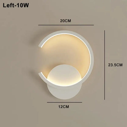 LED Modern Signature Wall Sconce – Left, Right or Pair Bedroom Light – view 13