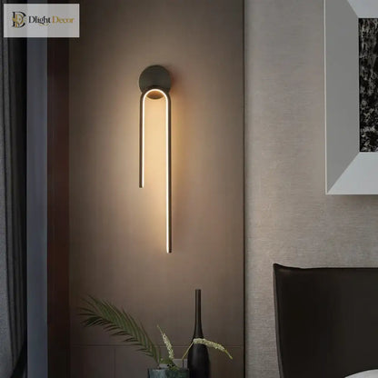 LED Modern Signature Wall Sconce – Left, Right or Pair Bedroom Light – view 5