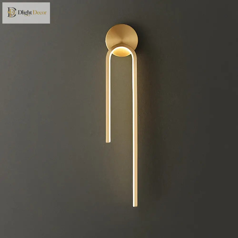 LED Modern Signature Wall Sconce – Left, Right or Pair Bedroom Light – view 4