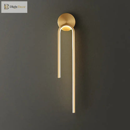 LED Modern Signature Wall Sconce – Left, Right or Pair Bedroom Light – view 4