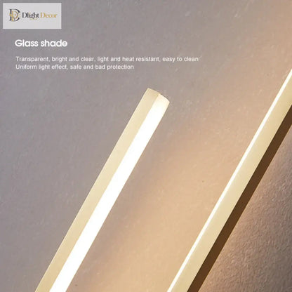 LED Modern Signature Wall Sconce – Left, Right or Pair Bedroom Light – view 3