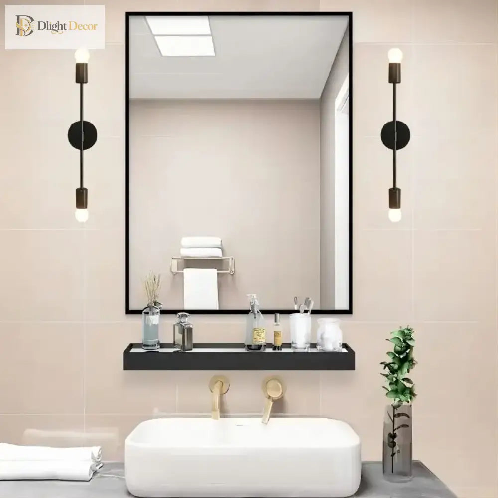 Modern Double Head LED Wall Sconce – Adjustable Living Room Light – view 2