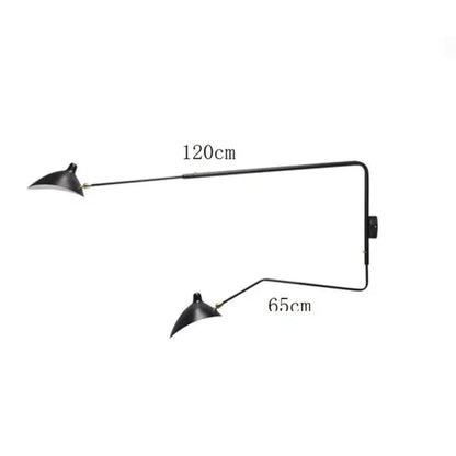 Nordic Industrial Iron Duckbill Spider Pendant Light, 3 or 6 Arms – view 12