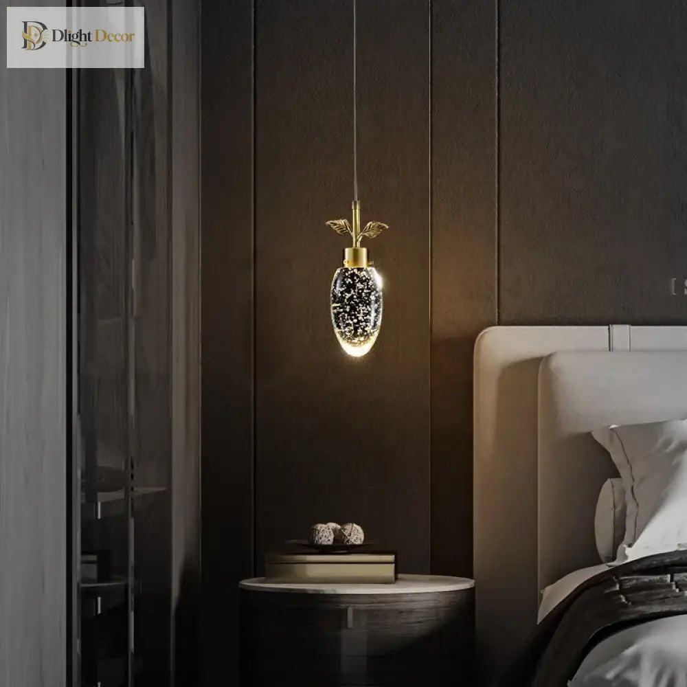 All-Copper Crystal LED Pendant Chandelier, 1, 3 or 6 Heads – view 3