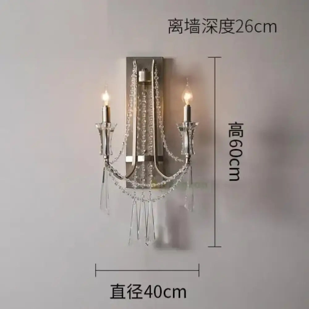 Nordic Crystal Chandelier in Silver or Gold, 2 to 12 Lights – view 17
