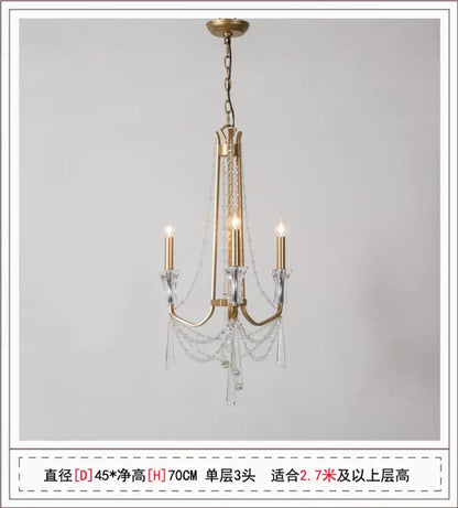 Nordic Crystal Chandelier in Silver or Gold, 2 to 12 Lights – view 12