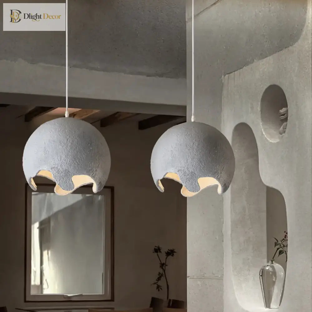 Japanese Wabi-Sabi Nordic LED Pendant Light for Dining Room – view 2