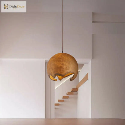 Japanese Wabi-Sabi Nordic LED Pendant Light for Dining Room – view 3