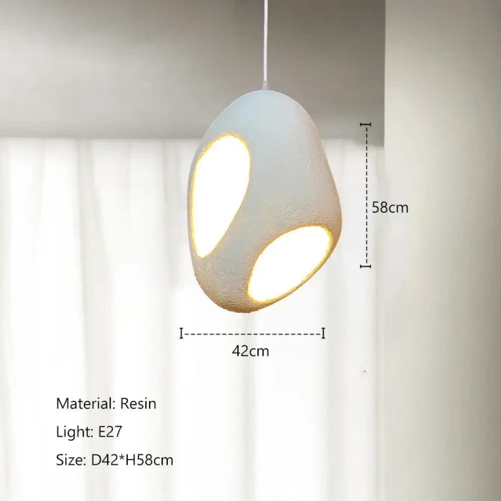 Nordic Wabi-Sabi Creative LED Pendant Light for Dining and Bedroom – view 8