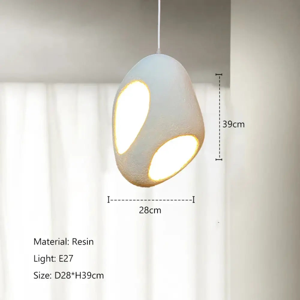 Nordic Wabi-Sabi Creative LED Pendant Light for Dining and Bedroom – view 7
