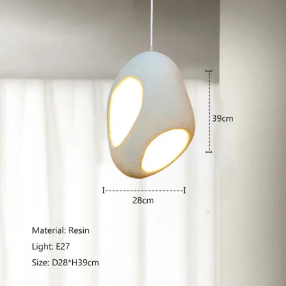 Nordic Wabi-Sabi Creative LED Pendant Light for Dining and Bedroom – view 7