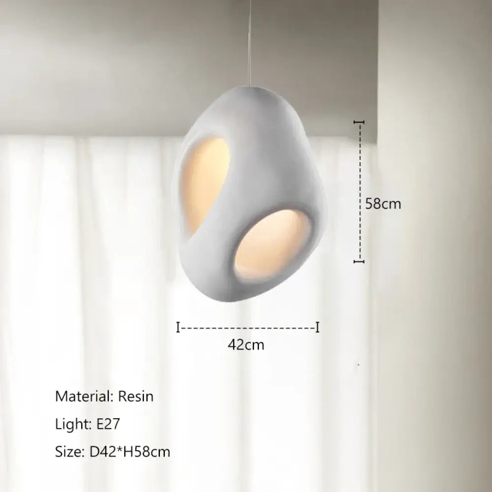 Nordic Wabi-Sabi Creative LED Pendant Light for Dining and Bedroom – view 10