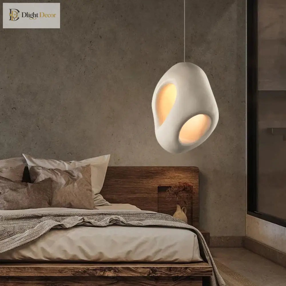 Nordic Wabi-Sabi Creative LED Pendant Light for Dining and Bedroom – view 4