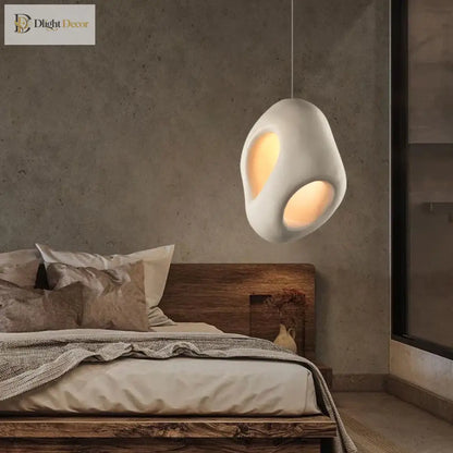 Nordic Wabi-Sabi Creative LED Pendant Light for Dining and Bedroom – view 4