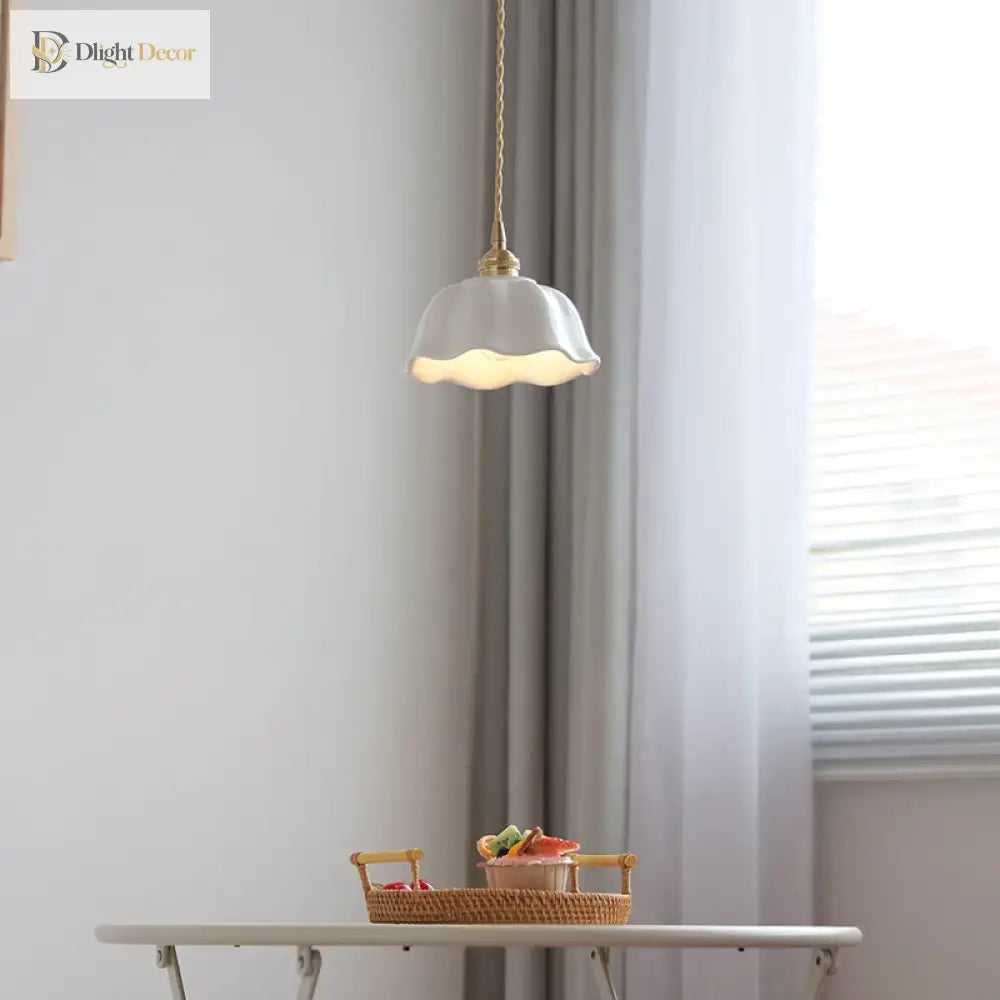 Nordic Ceramic LED Pendant Light for Kitchen Island – view 2