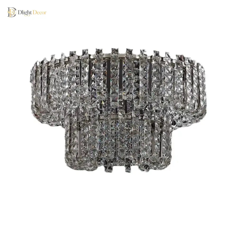 Signature Crystal LED Chandelier, Round, Tiered or Linear – view 5