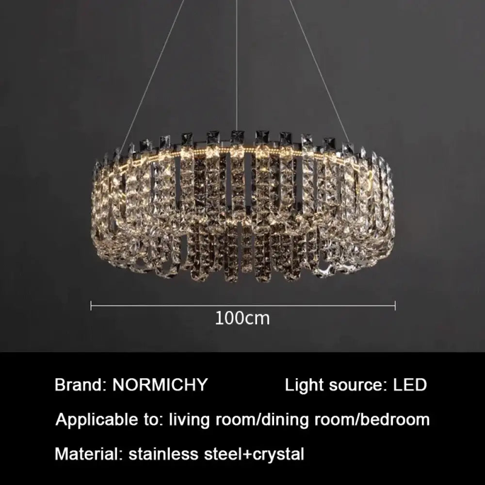 Signature Crystal LED Chandelier, Round, Tiered or Linear – view 9