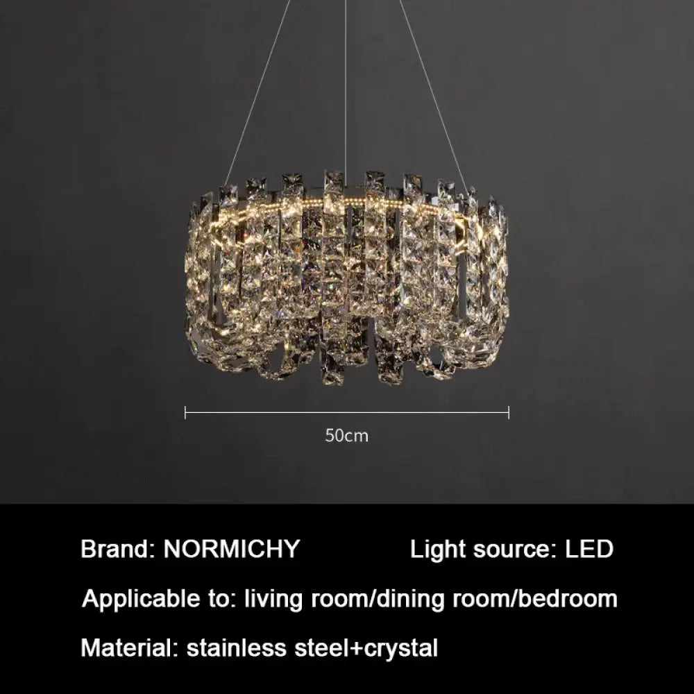 Signature Crystal LED Chandelier, Round, Tiered or Linear – view 6