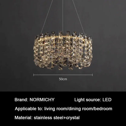 Signature Crystal LED Chandelier, Round, Tiered or Linear – view 6