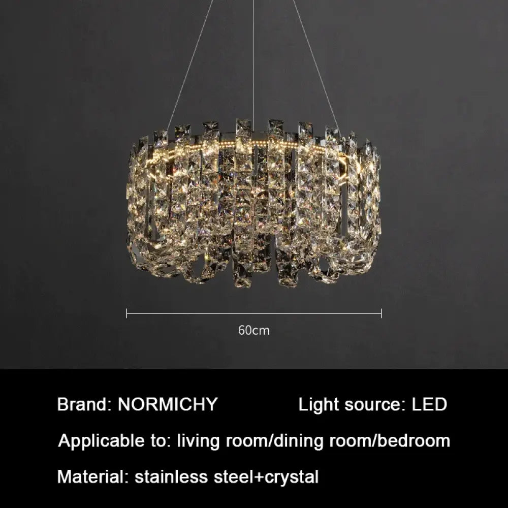 Signature Crystal LED Chandelier, Round, Tiered or Linear – view 7