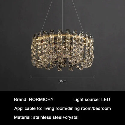 Signature Crystal LED Chandelier, Round, Tiered or Linear – view 7